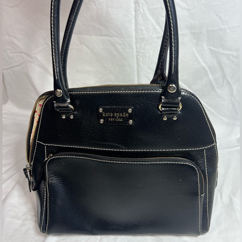 Kate Spade Wellesley Maeda Satchel. It is a classic top-handle bag.